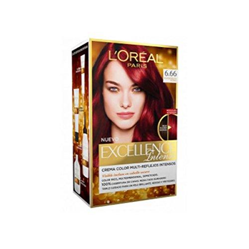 L'OREAL Excellence Intense Tint Hair Color #6.66-ROJO-ESCARLATA-INTENSO - Parfumby.com