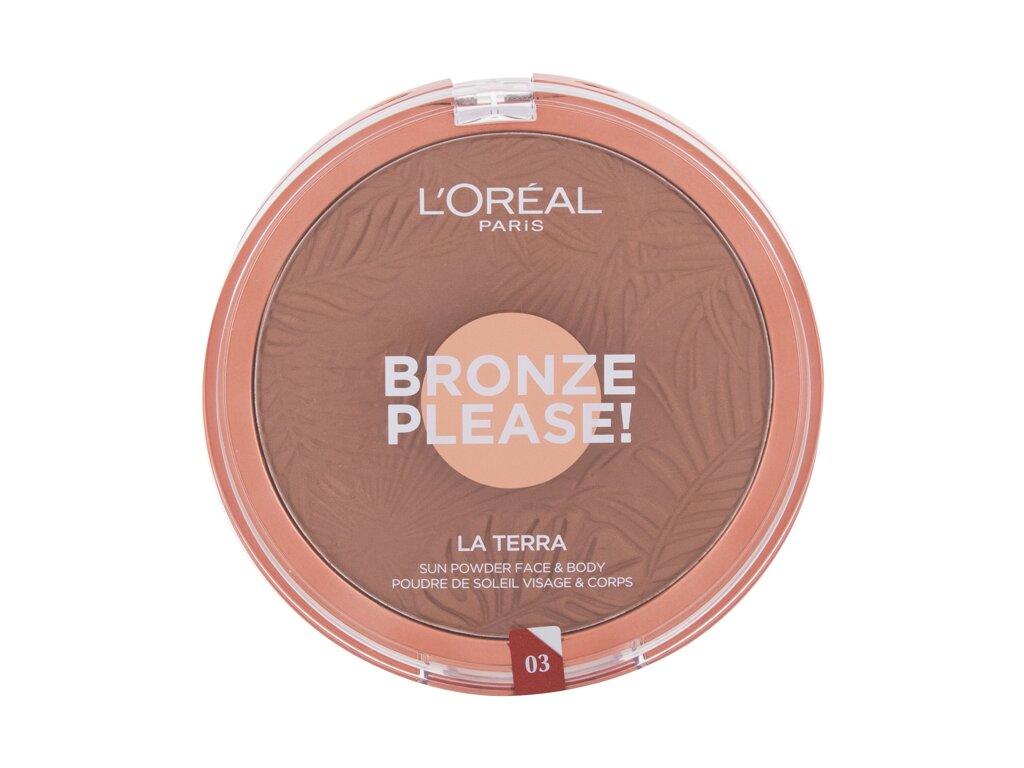 L'OREAL Bronze Please! The Terra Bronze Powder #03-MEDIUM-CARAMEL - Parfumby.com