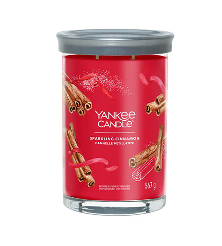 YANKEE CANDLE Sparkling Cinnamon signature tumbler velours 567 g