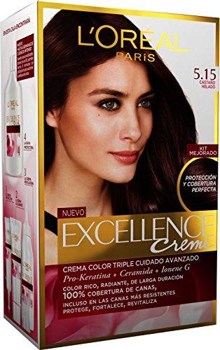 L'OREAL Excellence Cream Tint Hair Color #5.15-ICE-CREAM-CHESTNUT - Parfumby.com