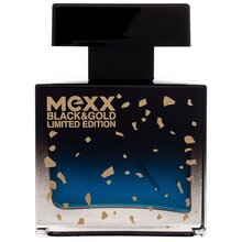 MEXX Black & Gold for Men Limited Edition Eau de Toilette (EDT) 30ml