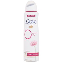 DOVE 0% ALU Rose 48h Deodorant - Deodorant pro eliminaci bakterií vznikajících při pocení 150ml