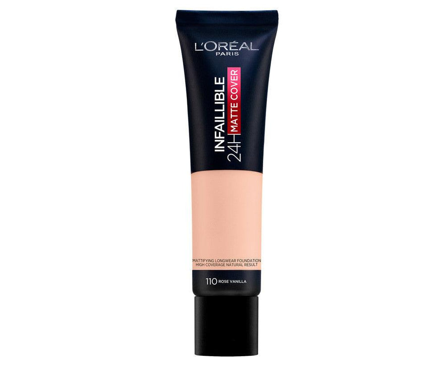 L'OREAL Infaillible 24h Matte Cover Foundation #110-ROSE-VANILLA - Parfumby.com