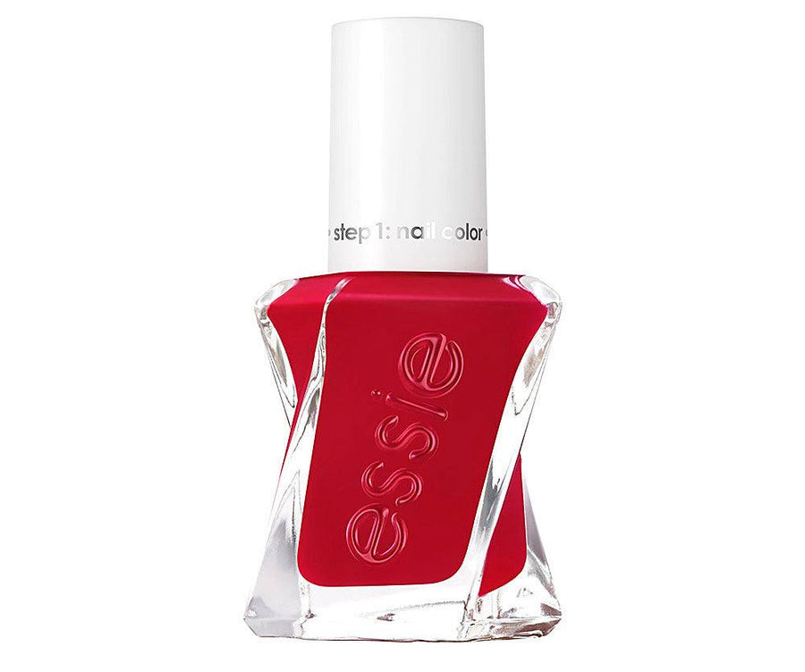 ESSIE Gel Couture #509-PAINT-THE-GOWN-RED-13.5ML - Parfumby.com