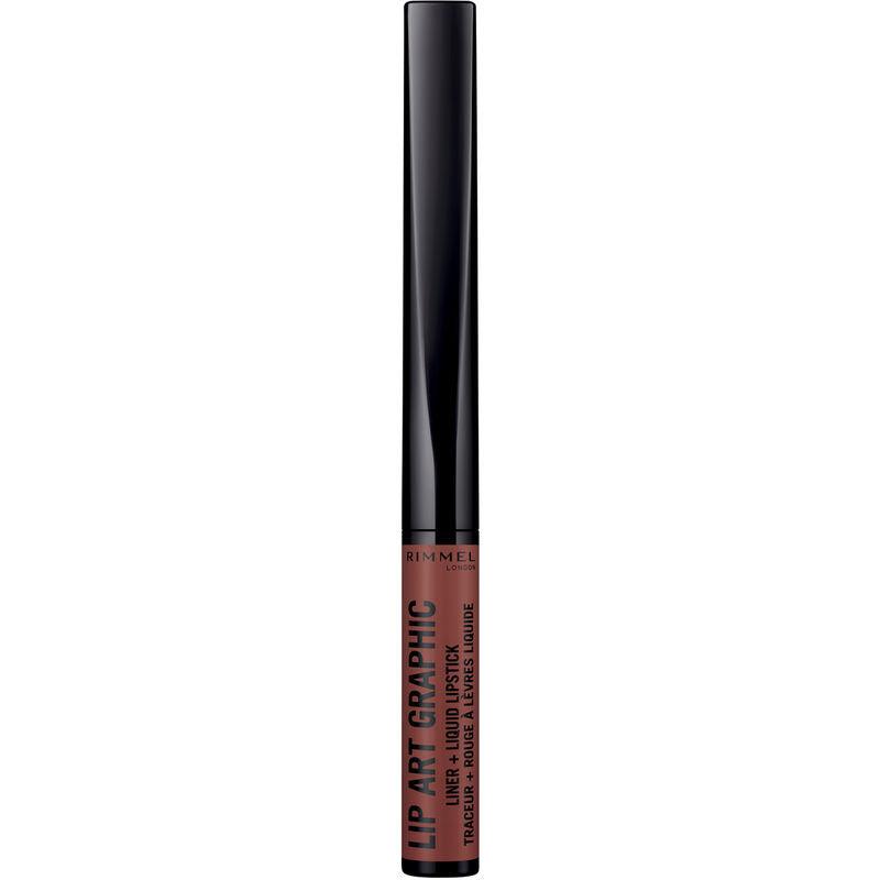 RIMMEL Lip Art Graphic Liner&liquid Lipstick #760-NOW-OR-NEVER - Parfumby.com