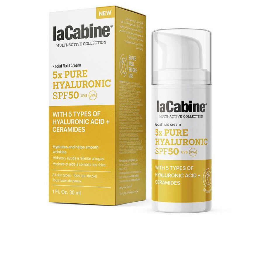 LA CABINE 5x Pure Hyaluronic Facial Fluid Cream Spf50 30 ml - Parfumby.com