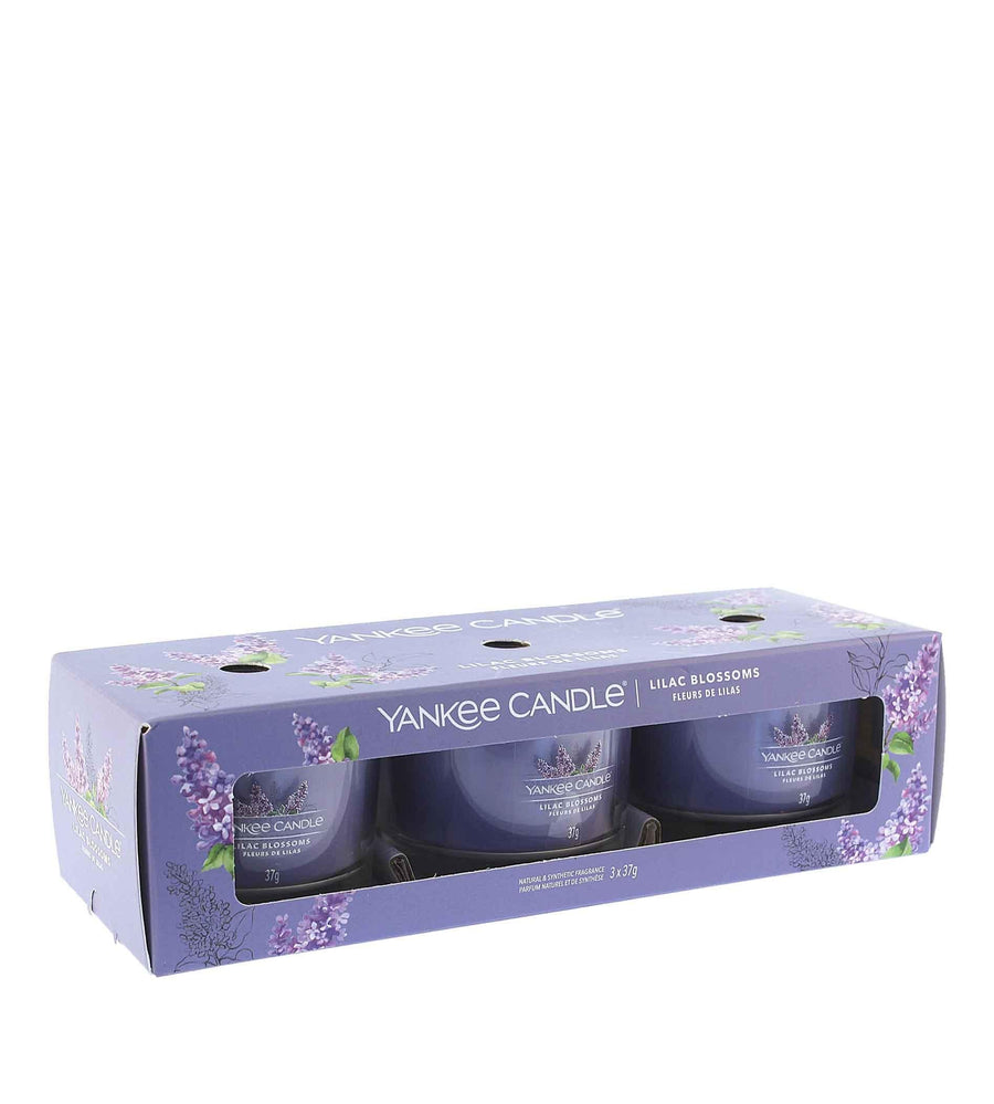 YANKEE CANDLE Lilac Blossoms Vonna Candle In Glass 3 X 37 G - Parfumby.com