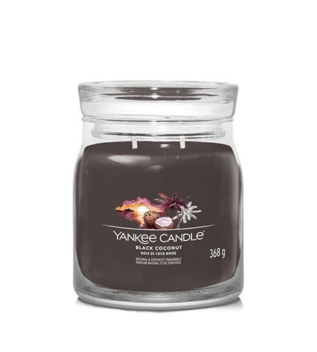 YANKEE CANDLE Black Coconut Signature Candle Medium 368 G - Parfumby.com