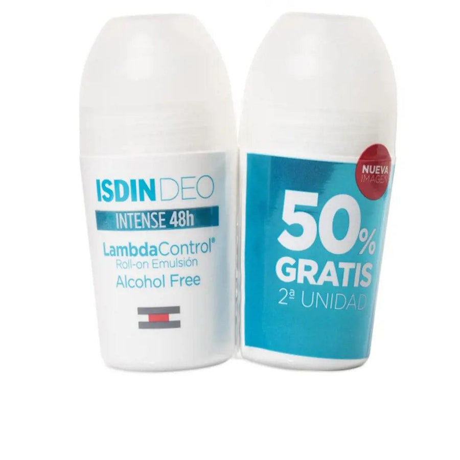 ISDIN Lambda Control Intense 48h Roll-on Deodorant Emulsion Duo 2 X 50 Ml - Parfumby.com