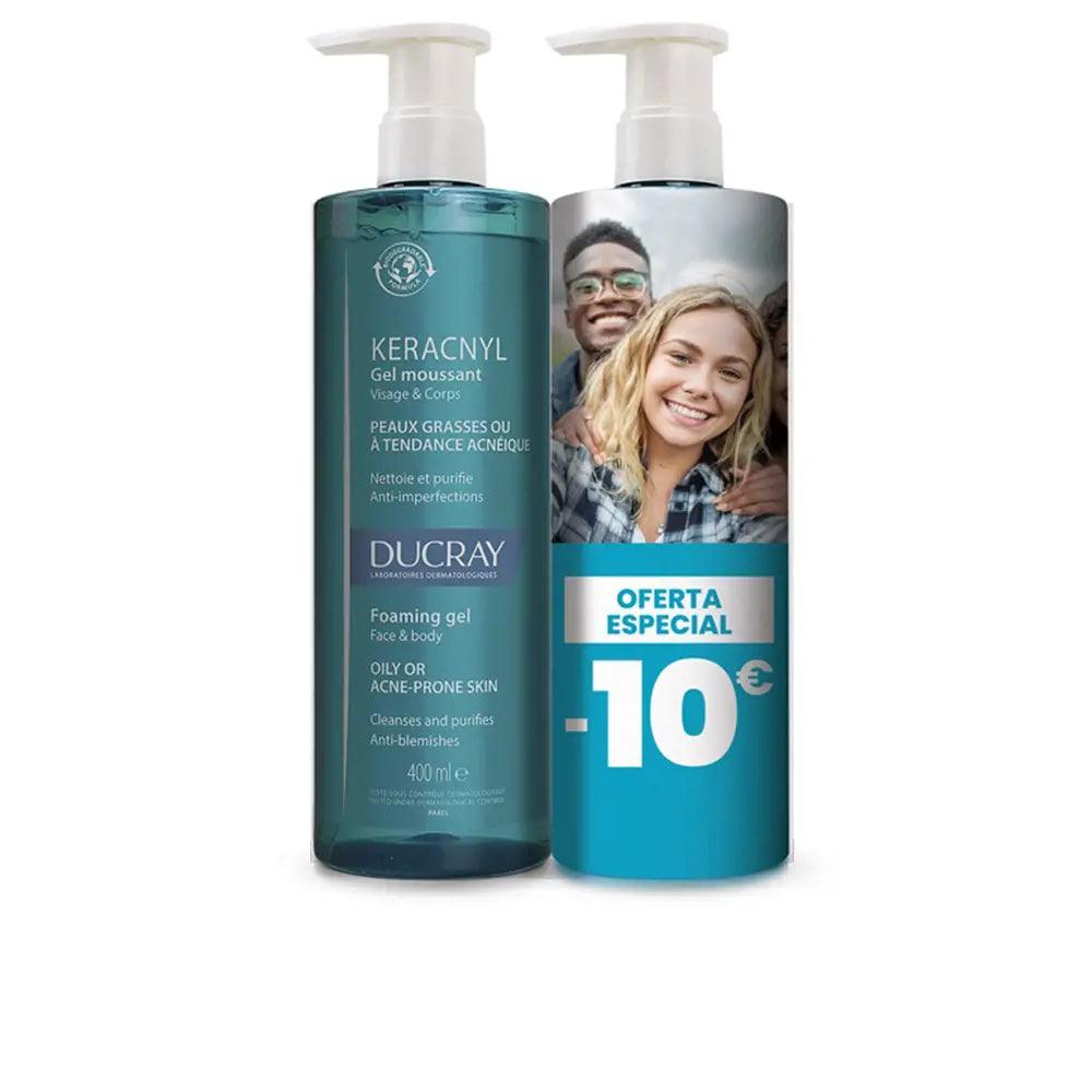 DUCRAY Keracnyl Duo Cleansing Gel 2 X 400 Ml - Parfumby.com