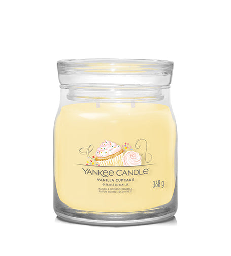 YANKEE CANDLE Vanille Cupcake signature svíčka střední 368 g