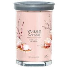 YANKEE CANDLE Pink Sands Signature Tumbler Candle (růžové písky) - Vonná svíčka 567.0g