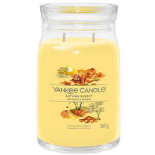 YANKEE CANDLE Autumn Sunset Signature Candle ( podzimní západ slunce ) - Vonná svíčka 567.0g