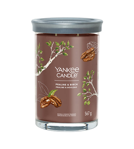 YANKEE CANDLE Praline &amp; Birch signature tumbler velký 567 g