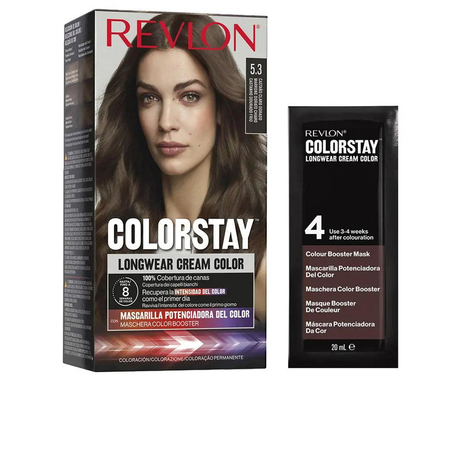 REVLON MASS MARKET Colorstay Longwear Cream Color #5,3-Light Brown Gold 4 U #5,3-castano Claro Dorado 4 U - Parfumby.com