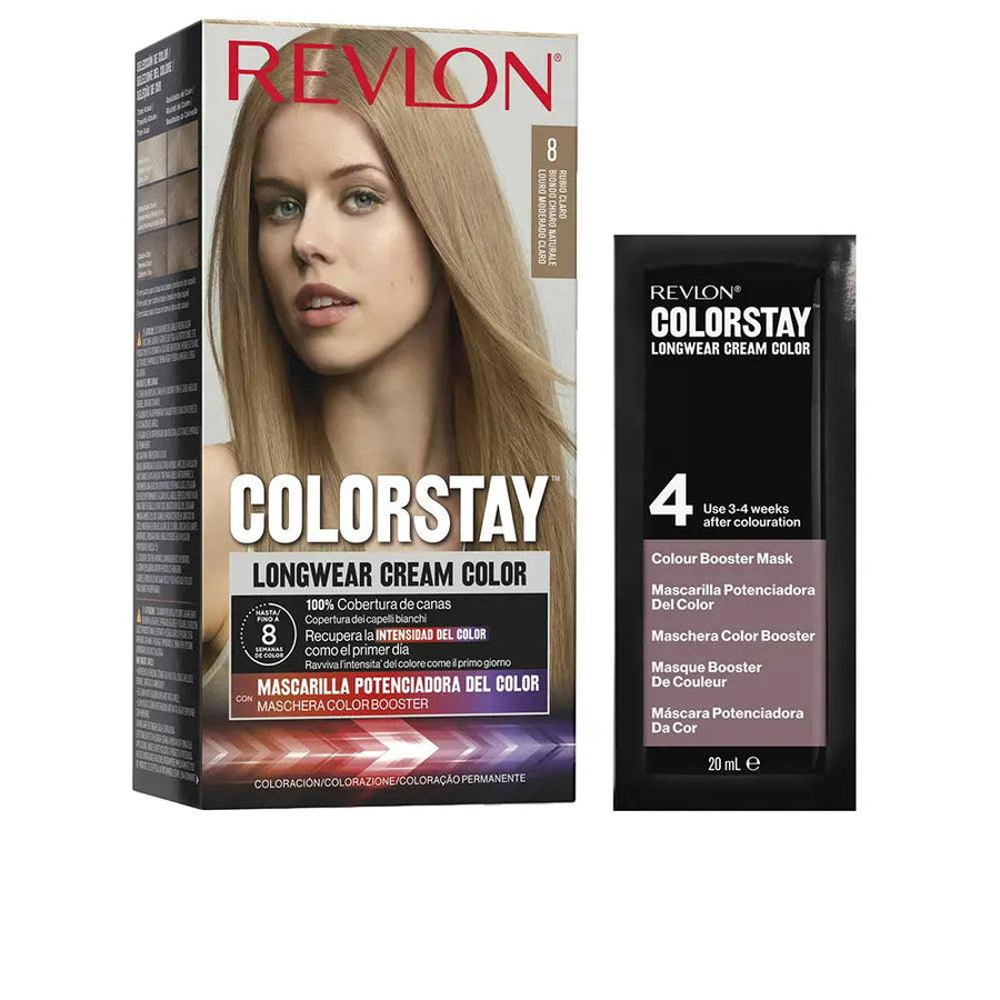 REVLON MASS MARKET Colorstay Longwear Cream Color #8-Light Blonde 4 U #8-rubio Claro 4 U - Parfumby.com
