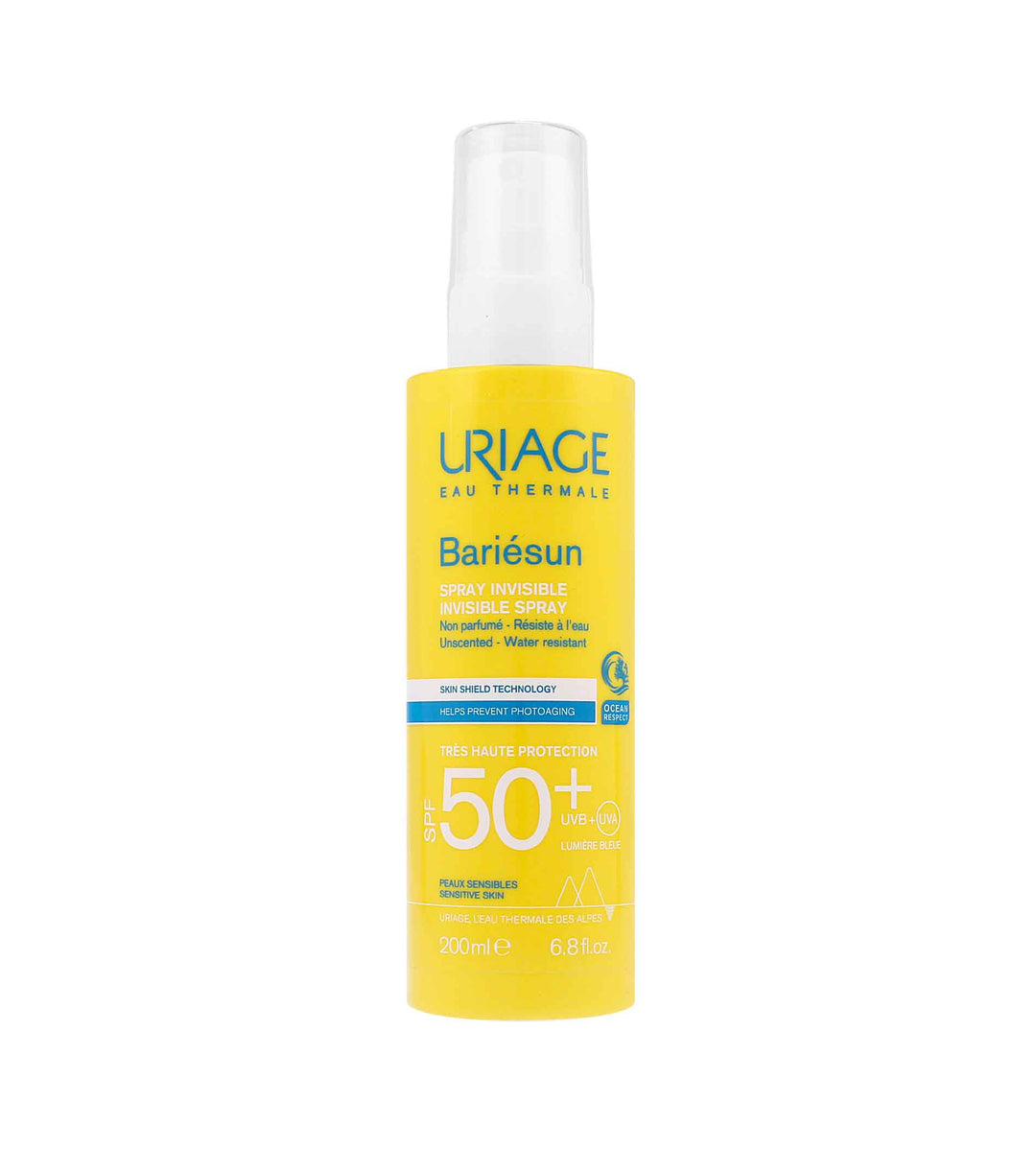 URIAGE Bariesun Invisible Spray Unscented Tanning Spray Spf 50+ 200 Ml