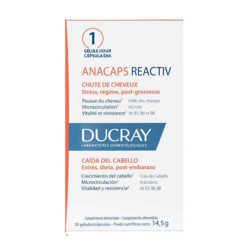 DUCRAY Anacaps Reactiv Food Supplement 30 Capsules 30 PCS - Parfumby.com