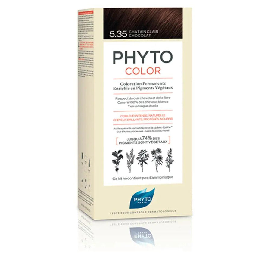 PHYTO Phytocolor #5.35-Light Chocolate Brown 9 g - Parfumby.com