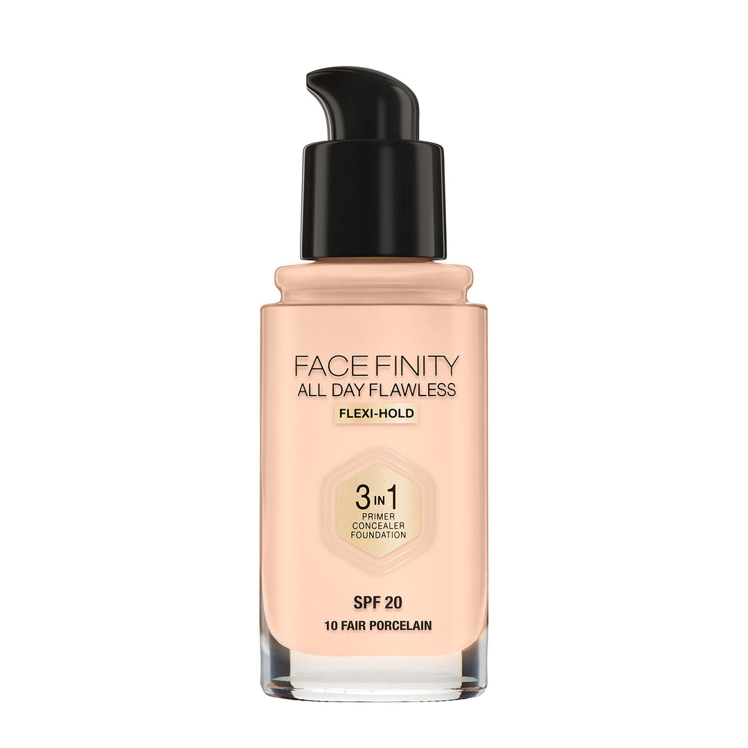 MAX FACTOR  Facefinity All Day Flawless 3 In 1 Foundation #c10-fair Porcelain 30 ml