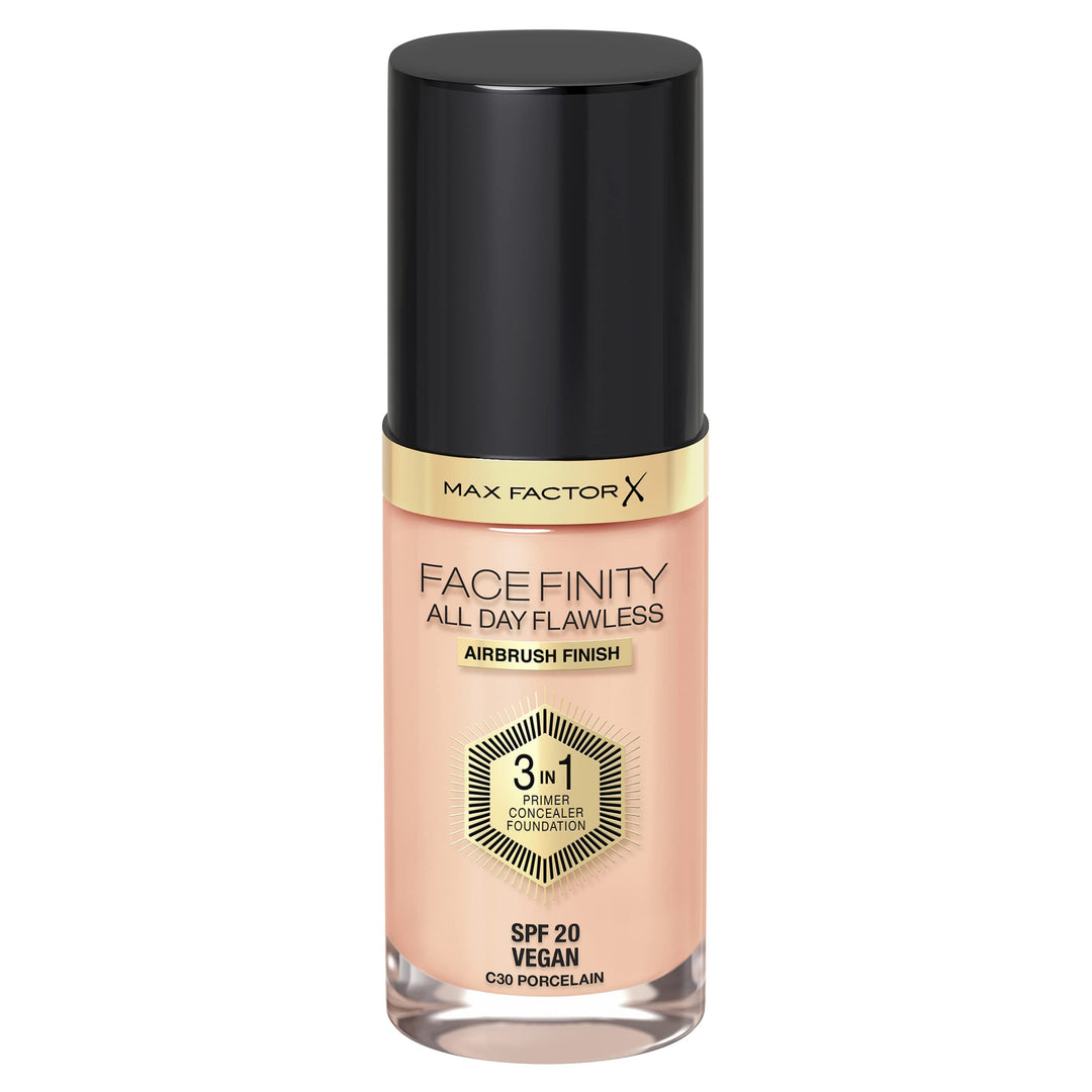 MAX FACTOR  Facefinity All Day Flawless 3 In 1 Foundation #c30-porcelain 30 ml