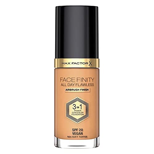 MAX FACTOR  Facefinity All Day Flawless 3 In 1 Foundation #n84-soft Toffee 30 ml