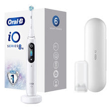 ORAL B iO8 Series White Alabaster - Elektický zubní kartáček