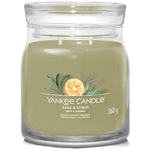 YANKEE CANDLE Sage & Citrus Signature Candle ( šalvěj + citrus ) - Vonná svíčka