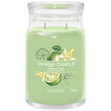 YANKEE CANDLE Vanilla Lime Signature Candle (vanilka s limetkou) - Vonná svíčka 567,0g
