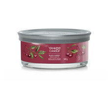 YANKEE CANDLE Black Cherry Signature Tumbler Candle (zralá třešeň) - Vonná svíčka 122,0g