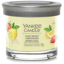 YANKEE CANDLE Iced Berry Lemonade Signature Tumbler Candle (ledová limonáda) - Vonná svíčka 122.0g