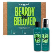 MEN-ROCK Sicilian Lime Beard Duo Kit - Gift Set péče o vousy
