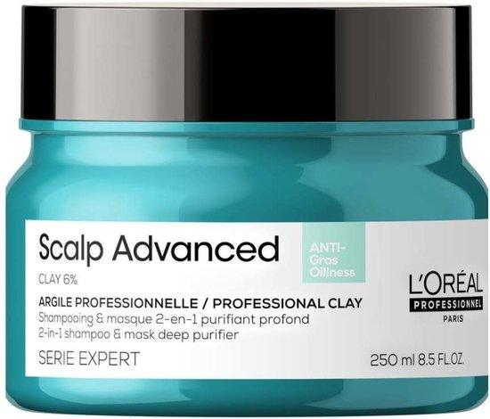 L'OREAL PROFESSIONNEL PARIS Scalp Advanced Purifying Shampoo And Mask 2 In 1 250 ml - Parfumby.com