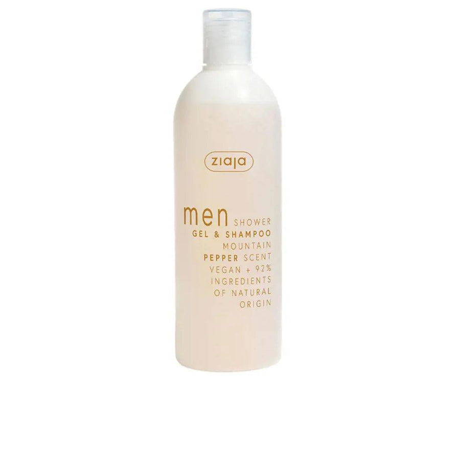 ZIAJA Men Shower Gel And Shampoo Mountain Pepper 400 Ml - Parfumby.com