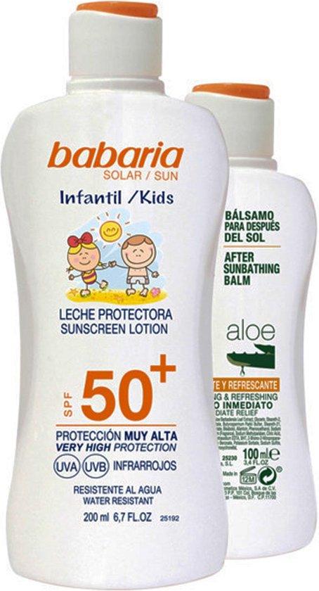 BABARIA Solar Infantil Spf50+ Milk Lot 2 Pcs - Parfumby.com