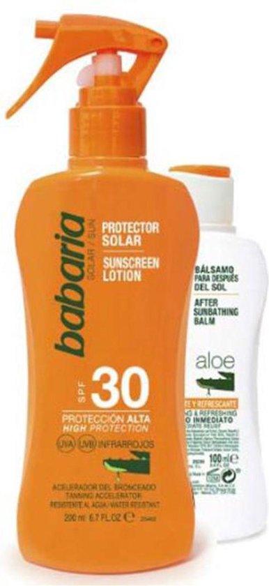 BABARIA Solar Aloe Vera Spf30 Gun Lot 2 Pcs - Parfumby.com