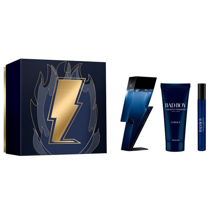 CAROLINA HERRERA  Bad Boy Cobalt Lot 3 pcs