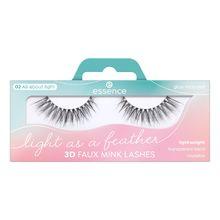 ESSENCE Light As A Feather All About Light Lashes - Artificial Lashes With 3d Effect 1 PCS - Parfumby.com