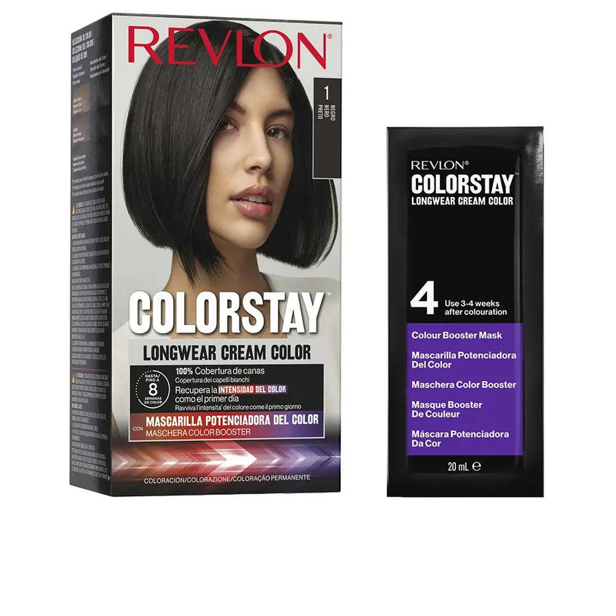 REVLON MASS MARKET Colorstay Longwear Cream Color #1-black 4 U #1-negro 4 U - Parfumby.com