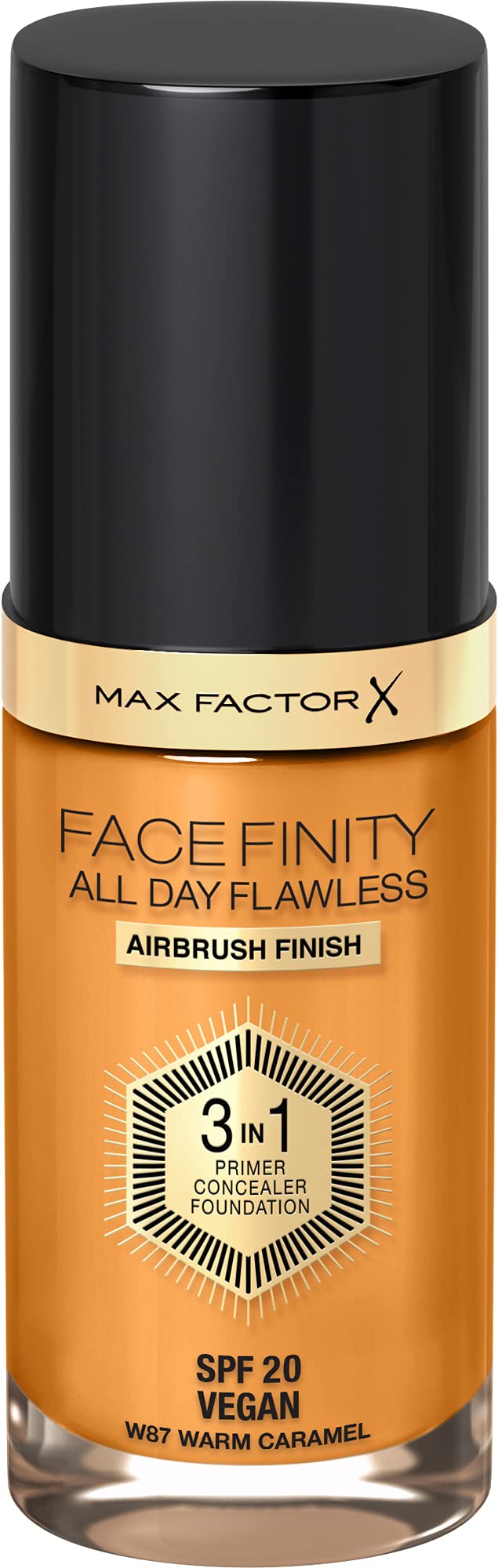 MAX FACTOR  Facefinity All Day Flawless 3 In 1 Foundation #87-warm Caramel 30 ml