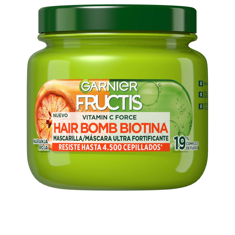 L'OREAL Garnier Fructis Vitamin Force Hair Bomb Biotin Mask 320 Ml - Parfumby.com