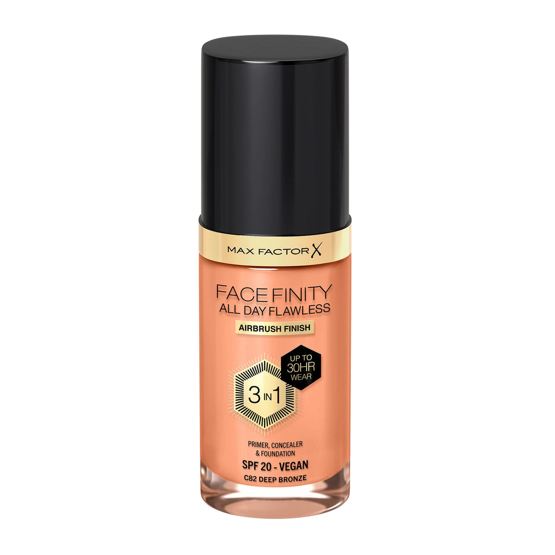MAX FACTOR  Facefinity All Day Flawless 3 In 1 Foundation #82-deep Bronze 30 ml