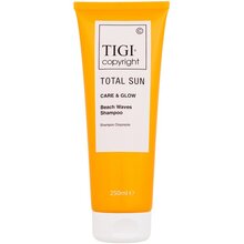 TIGI Copyright Total Sun Care &amp; Glow Beach Waves Shampoo - Šampon pro vlasy namáhané sluncem 250ml
