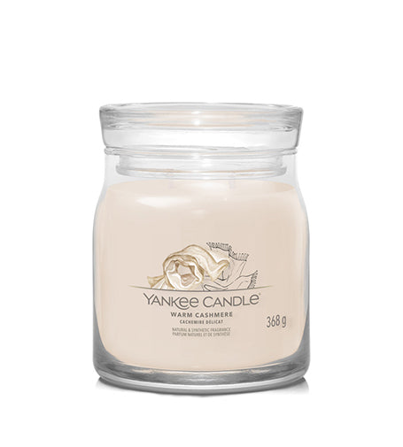 YANKEE CANDLE Warm Cashmere signature svíčka střední 368 g