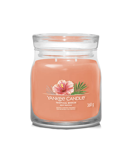 YANKEE CANDLE Tropical Breeze signature svíčka střední 368 g