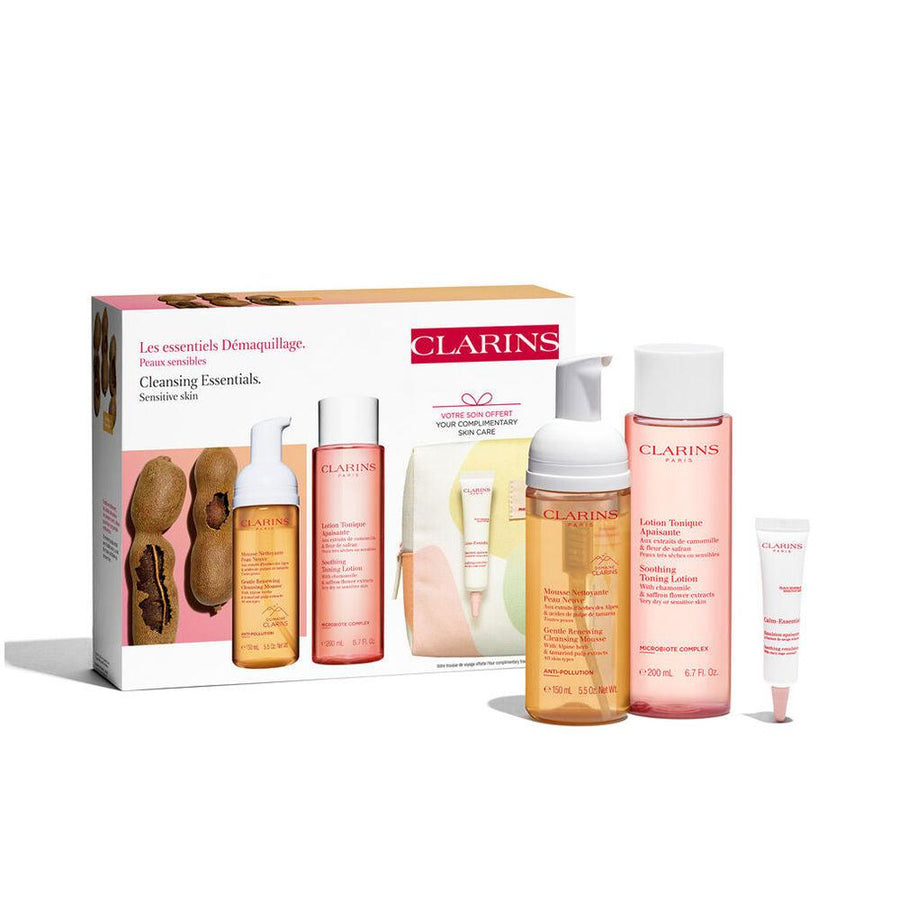 CLARINS Cleansing Essentials Lot 4 Pcs - Parfumby.com