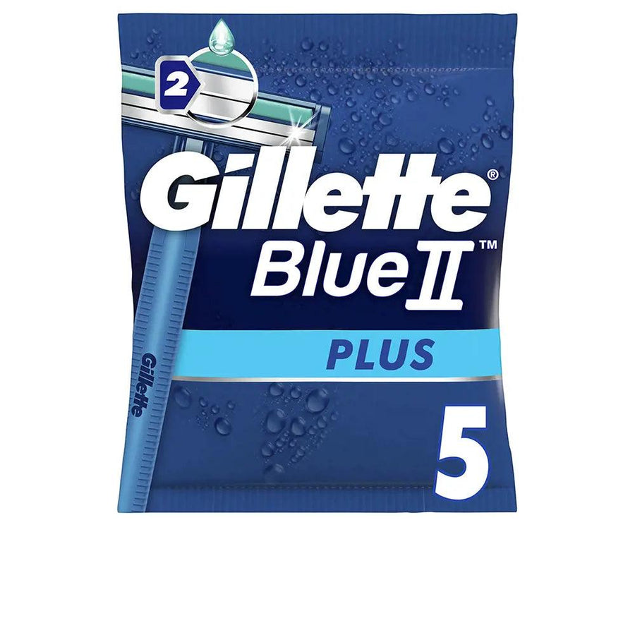 GILLETTE Blue Ii Plus Disposable Razor Blade 5 U 5 PCS - Parfumby.com