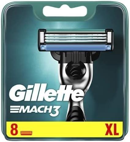 GILLETTE Mach 3 Charger 8 Refills 8 PCS - Parfumby.com
