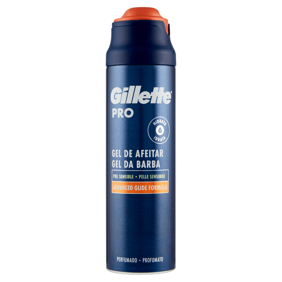 GILLETTE Pro Sensitive Shaving Gel 200 Ml - Parfumby.com