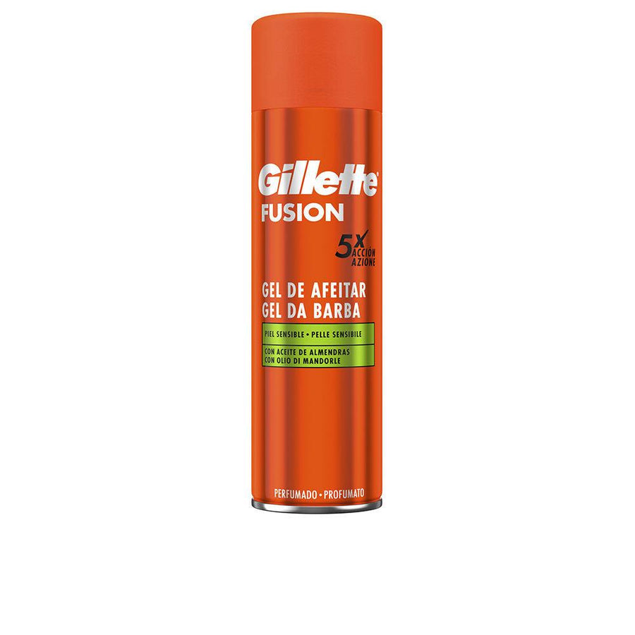GILLETTE Fusion Sensitive Skin Shaving Gel 200 Ml - Parfumby.com